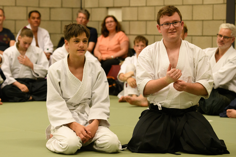 Aikido leraar Tim